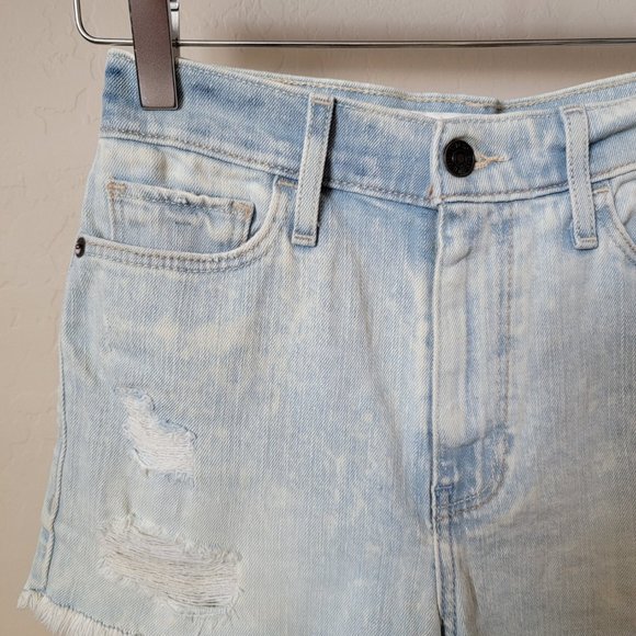 Abercrombie & Fitch Distressed Acid Wash Cutoff Denim Jean Shorts - Picture 3 of 15